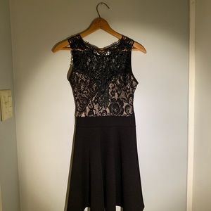 Laced simple dress